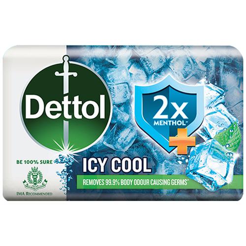 DETTOL SOAP ICY COOL 2X MENTHOL 150 GMS