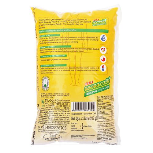 KLF COCONUT OIL POUCH 1 LTR