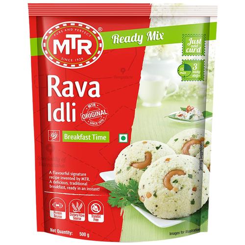 MTR SNACK MIX RAVA IDLI 500 GMS