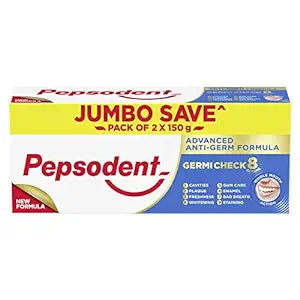 PEPSODENT GERMI CHECK JUMBO PACK OF 2 (150 GMS)