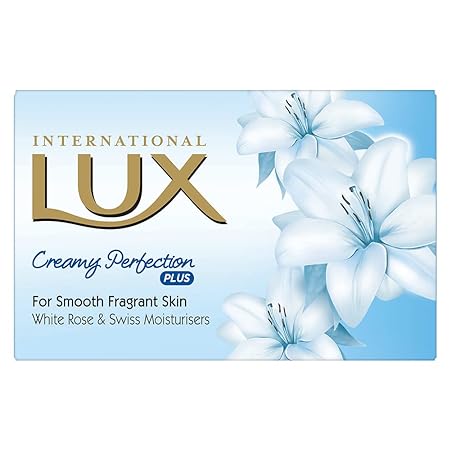 LUX INTERNATIONAL CREAMY WHITE SOAP 125 GMS