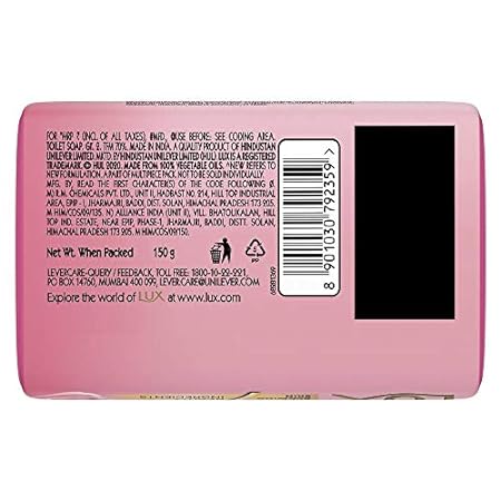 LUX EVEN TONED GLOW ROSE SOAP 100 GMS (Pack of 3)