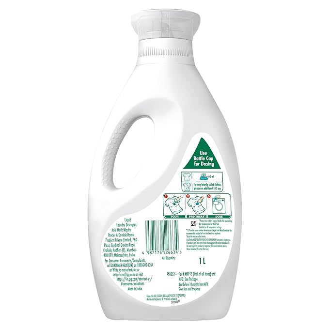 ARIEL LIQUID MATIC  DETERGENT 1 LITRE