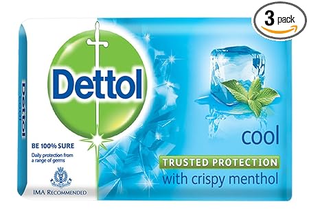 DETTOL COOL SOAP 125 GMS (PACK OF3)