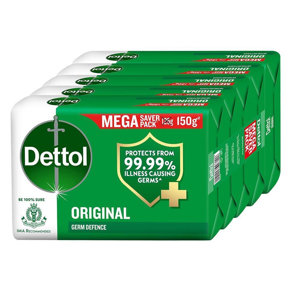 DETTOL SOAP ORIGINAL 150 GMS (PACK OF 4)