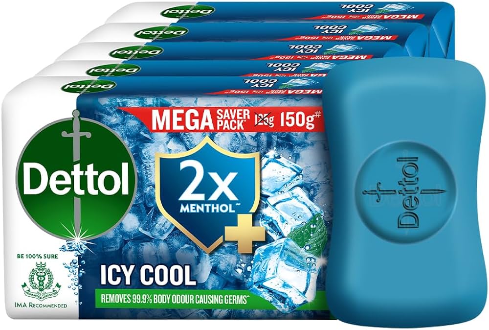 DETTOL SOAP ICY COOL 4*150 GMS