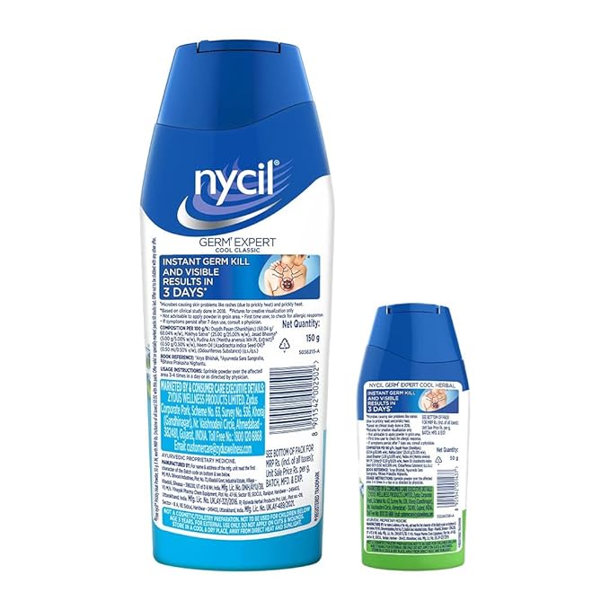 NYCIL GERM EXPERT COOL CLASSIC 150+50 GMS