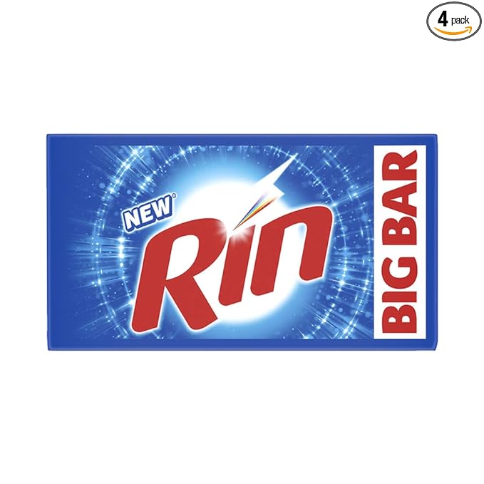 RIN DETERGENT BAR 250 GMS (PACK OF 4)