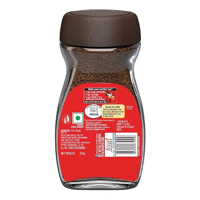 NESCAFE CLASSIC INSTANT COFFEE POWDER 190 GMS