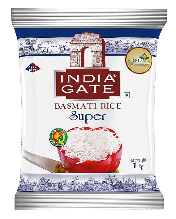 INDIA GATE BASMATI RICE SUPER 1 KG