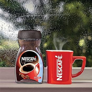 NESCAFE CLASSIC INSTANT COFFEE POWDER 180 GMS+REDMUG