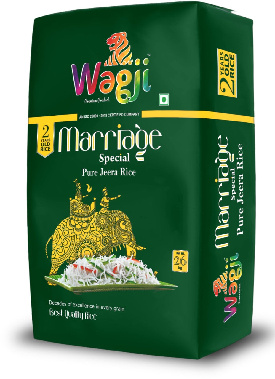 WAGJI MARRIAGE SPECIAL JEERA RICE 26 KG