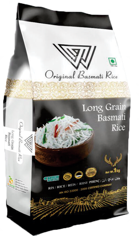 "W" L LONG GRAIN BASMATI RICE