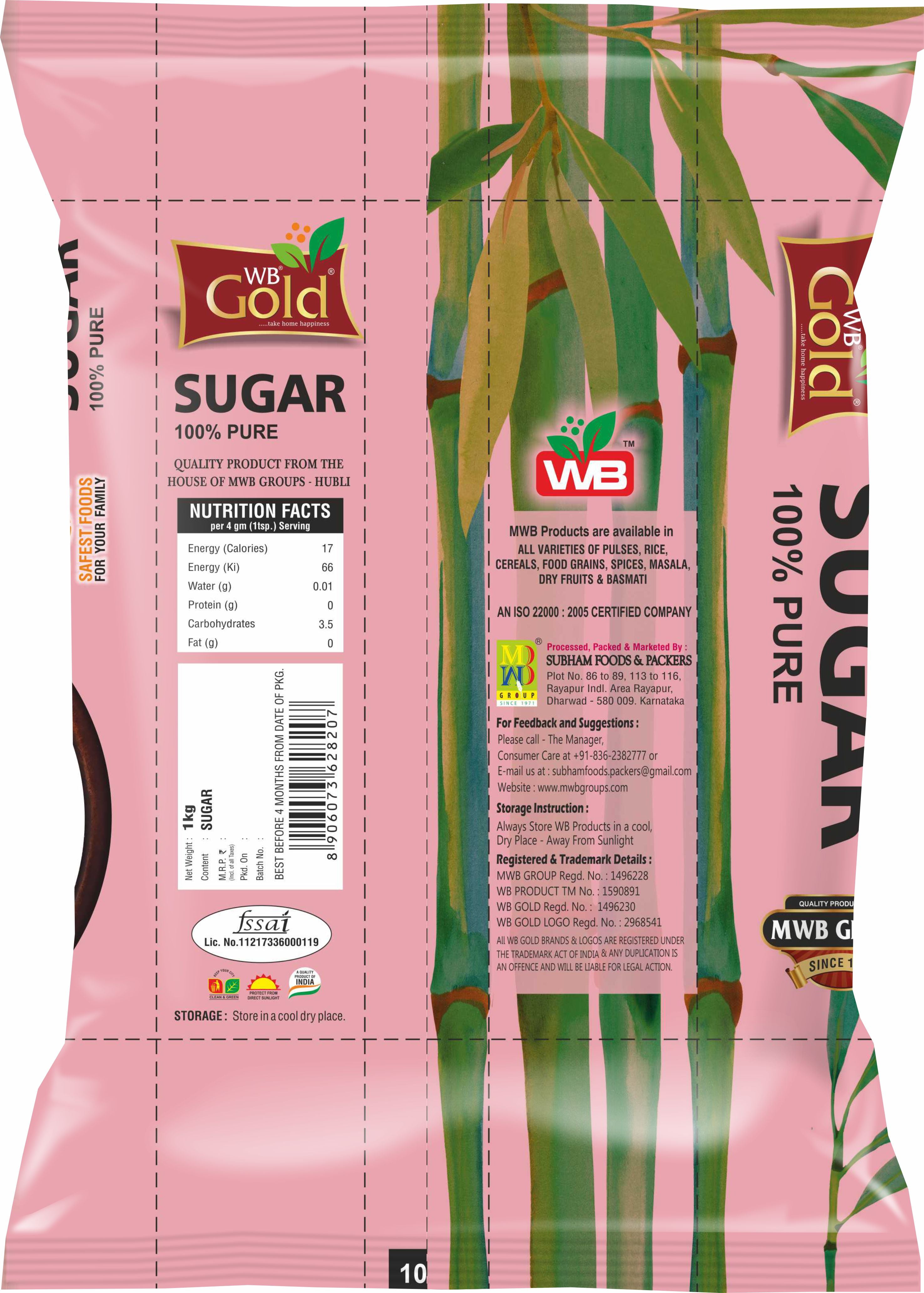 WB GOLD SUGAR M QUALITY