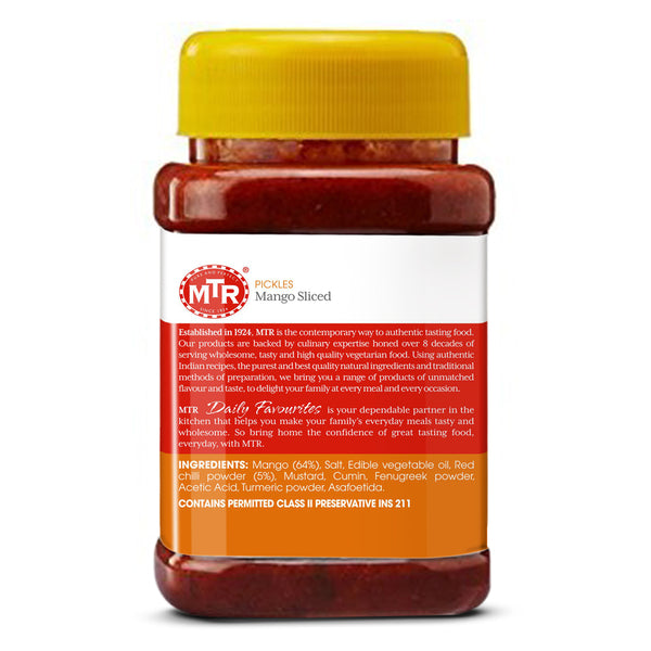 MTR MANGO SLICED PICKLE 300 GMS