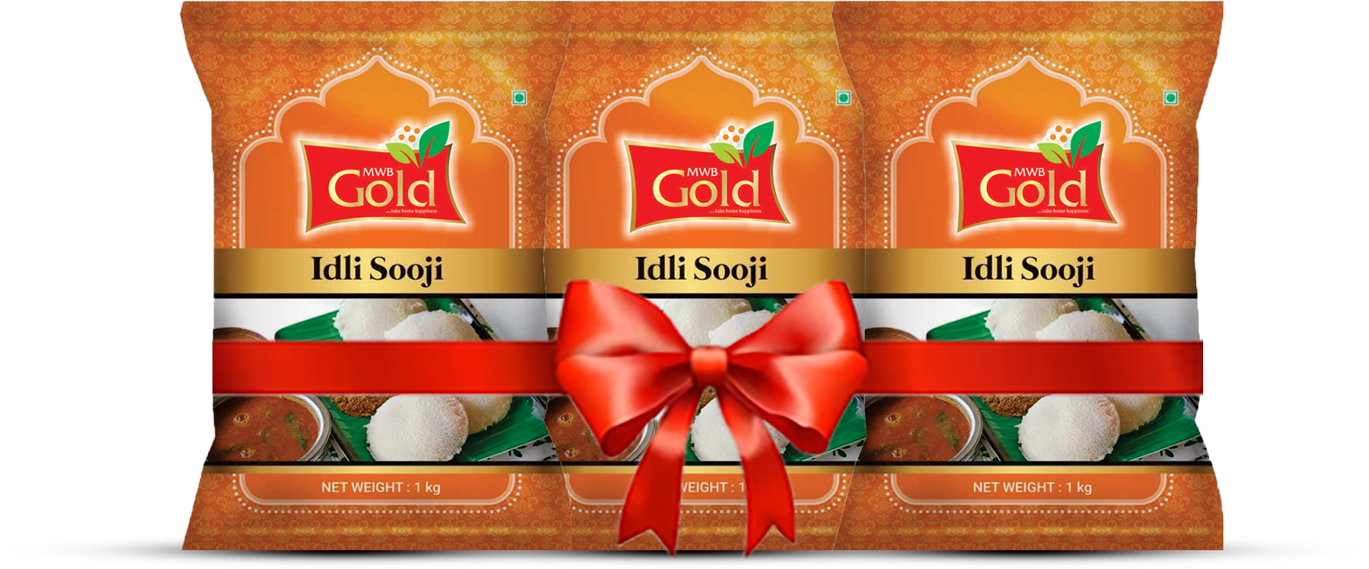 WB GOLD IDLI SOOJI 1 KG X 3 @ Rs 129/- (MRP Rs 180)