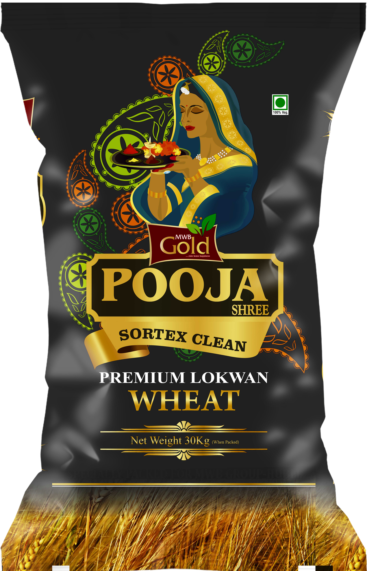 WB GOLD POOJA PREMIUM LOKWAN WHEAT