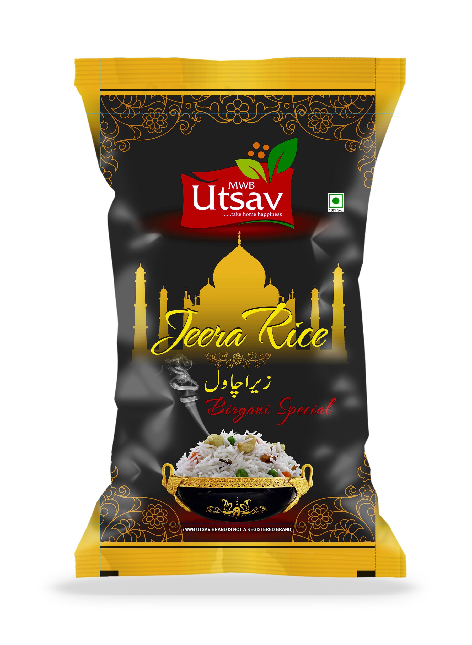 UTSAV BIRIYANI SPECIAL STEAM JEERA RICE 26 Kg