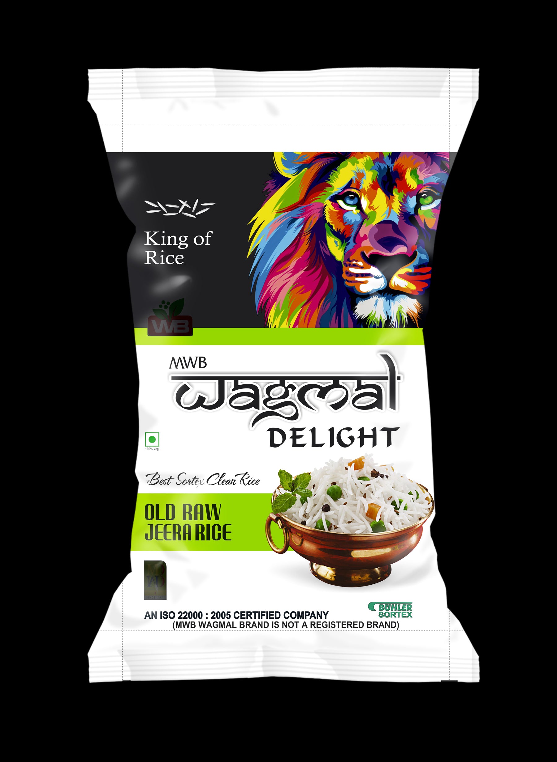 WAGMAL DELIGHT OLD RAW JEERA RICE 26 Kg