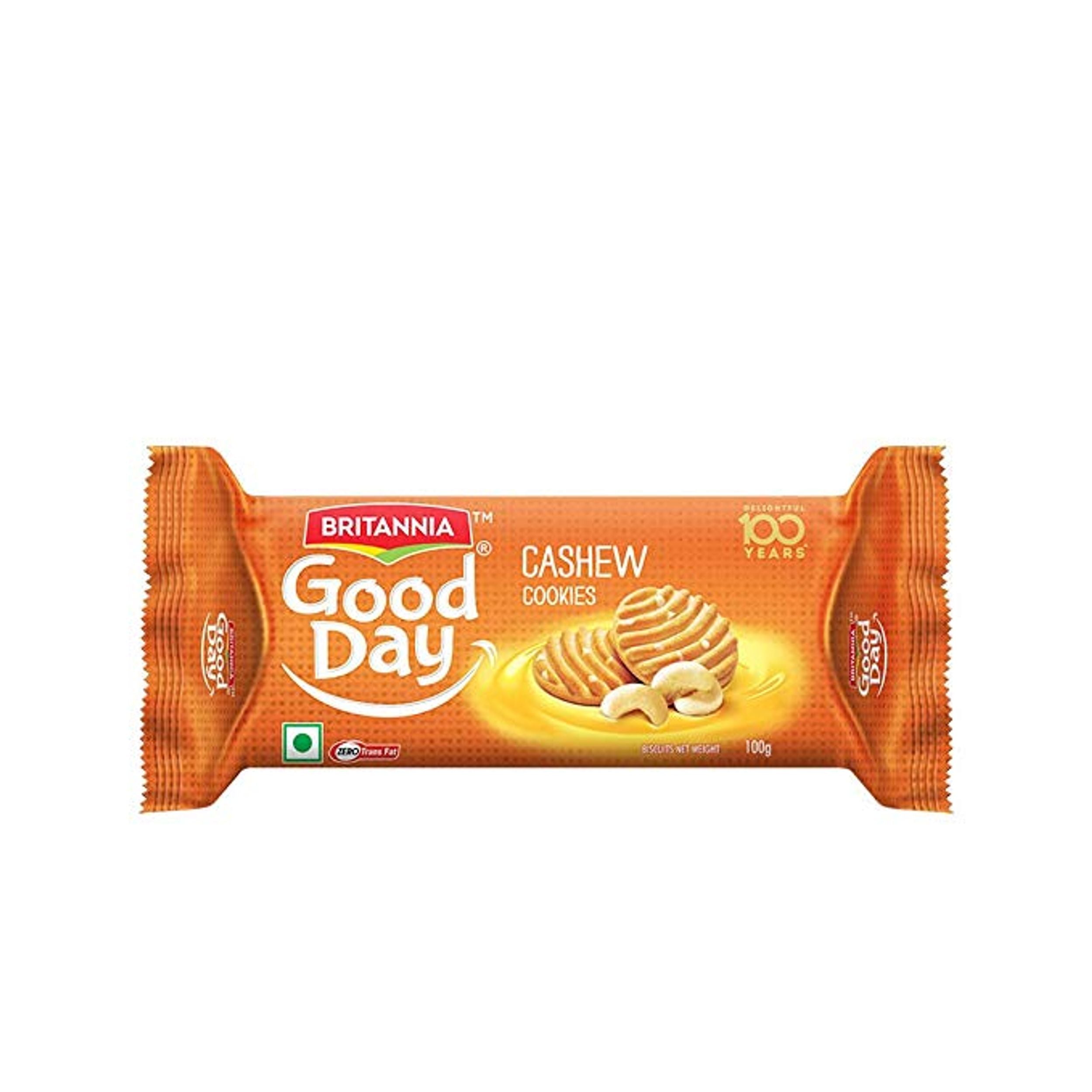 BRITANNIA GOOD DAY CASHEW BISCUIT 100+20 GMS