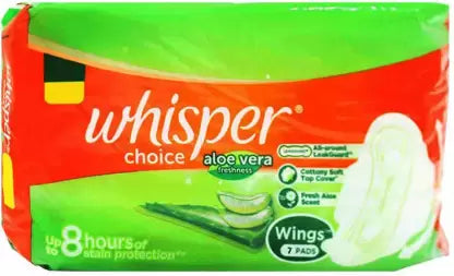 WHISPER SANITARY PAD CHOICE REGULAR 20 PADS