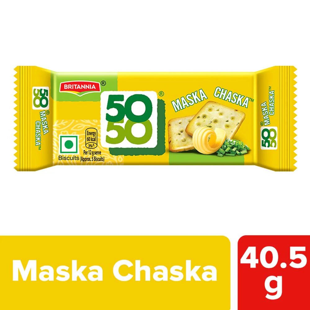 BRITANNIA 50/50 MASKA CHASKA 40.5 GMS