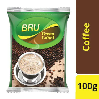 BRU GREEN LABEL COFFEE 100 GMS