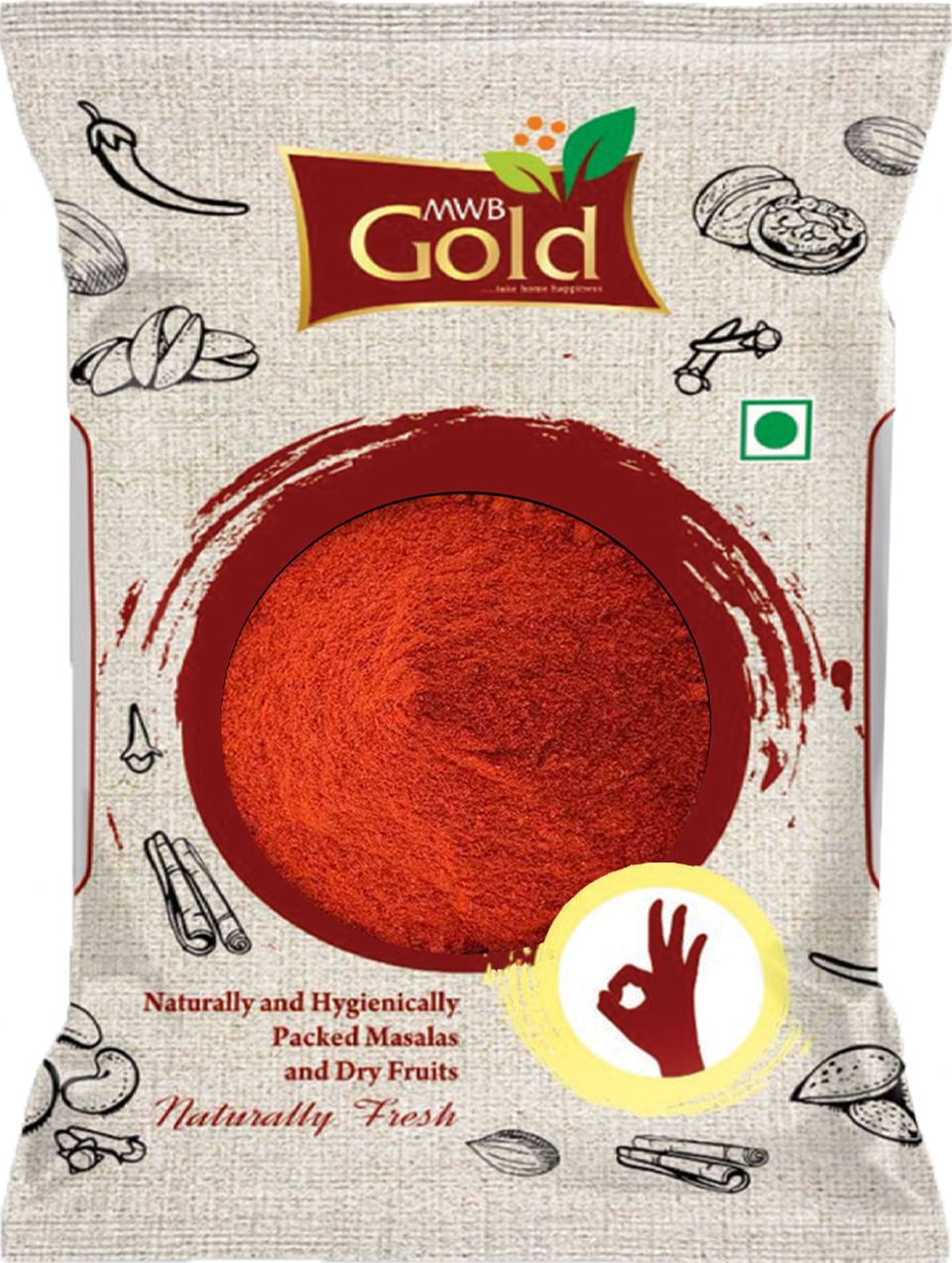 WB GOLD BYADAGI SPL CHILLI POWDER 500 GMS