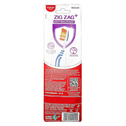 COLGATE TOOTH BRUSH ZIG ZAG MEDIUM 2+1