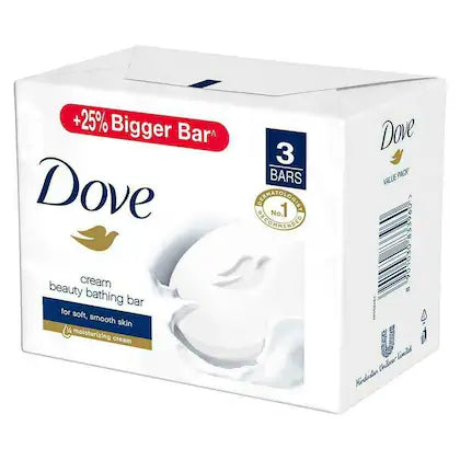 DOVE CREAM BEAUTY BATHING SOAP 125 GMS (PACK OF 3)