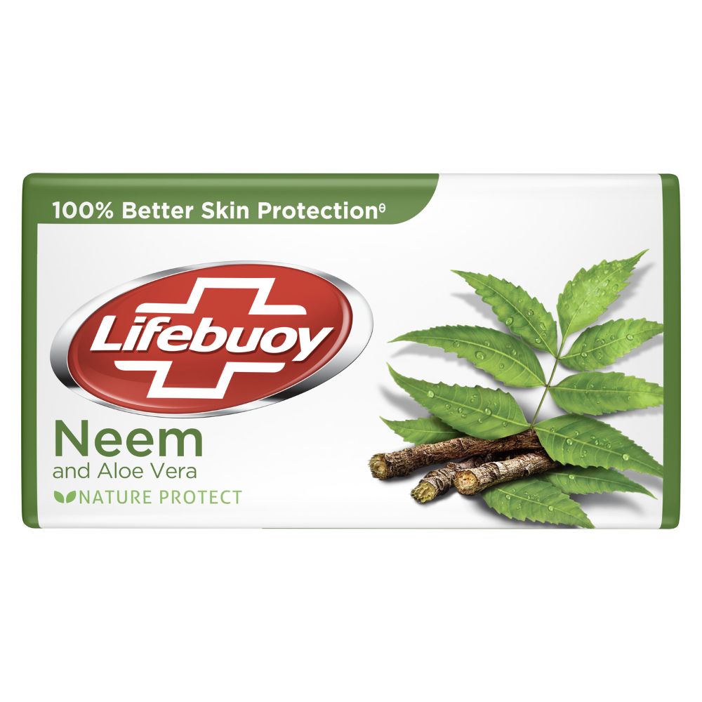 LIFEBUOY WITH NEEM & ALOEVERA SOAP BAR 125 GMS