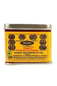 BUSH COLOURS ORANGE RED 100 GMS