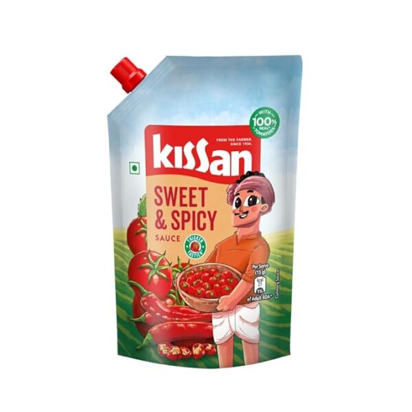 KISSAN SWEET & SPICY SAUCE 415 GMS