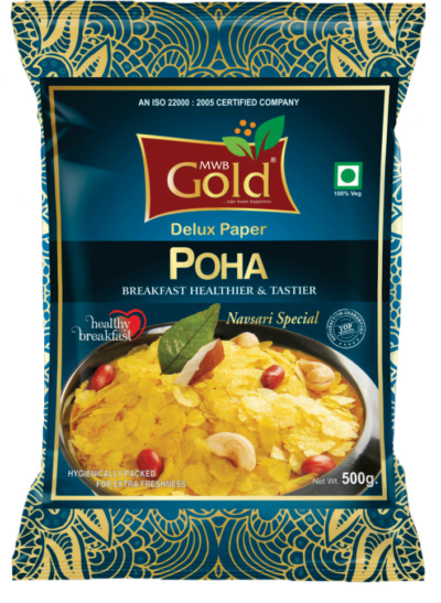 WB GOLD NAVSARI PAPER DELUX POHA 500 GMS