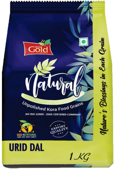 NATURAL URID DAL (UNPOLISHED GRAIN) 1 KG