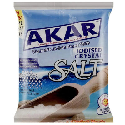 AKAR IODISED CRYSTAL SALT 1 KG POUCH